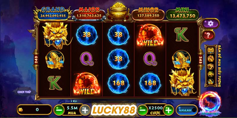 Tỉ lệ cược cao đến choáng ngợp trên nổ hũ Lucky88